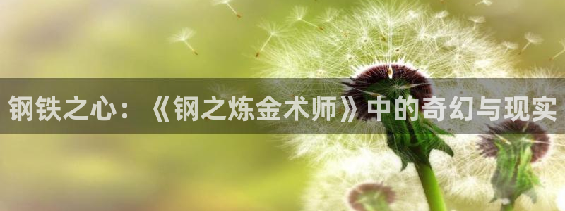 歪歪漫画汗汗漫画网：钢铁之心：《钢之炼金术师》中的奇幻与现实